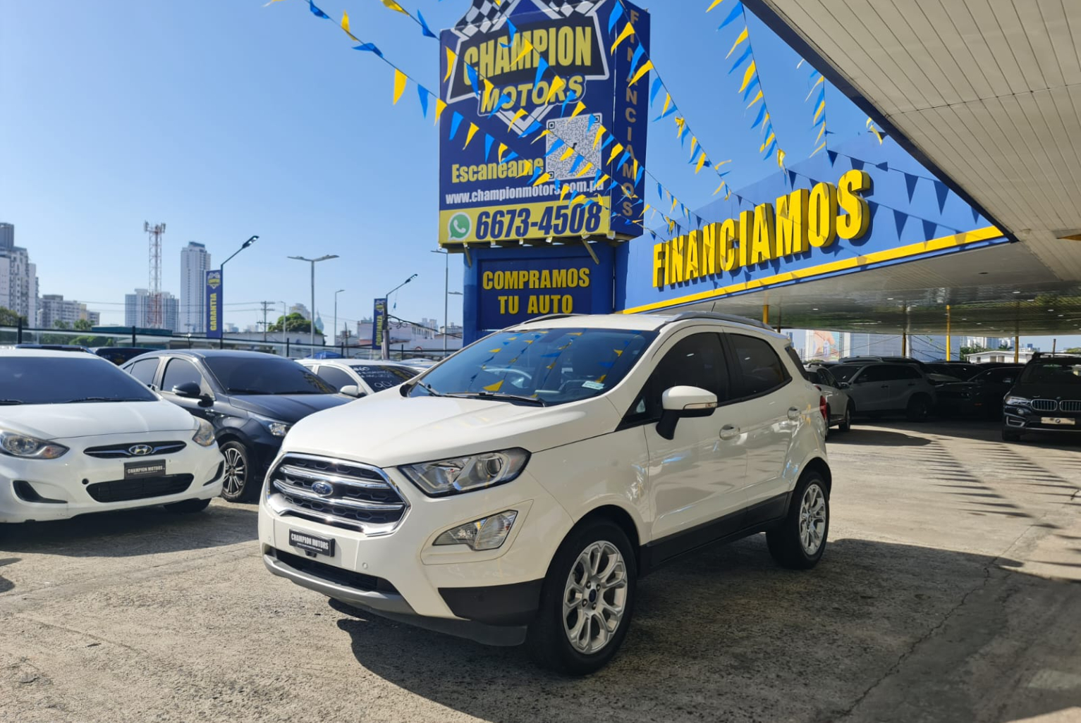 Ford Eco Sport 2018 Automático color Blanco, Imagen #1