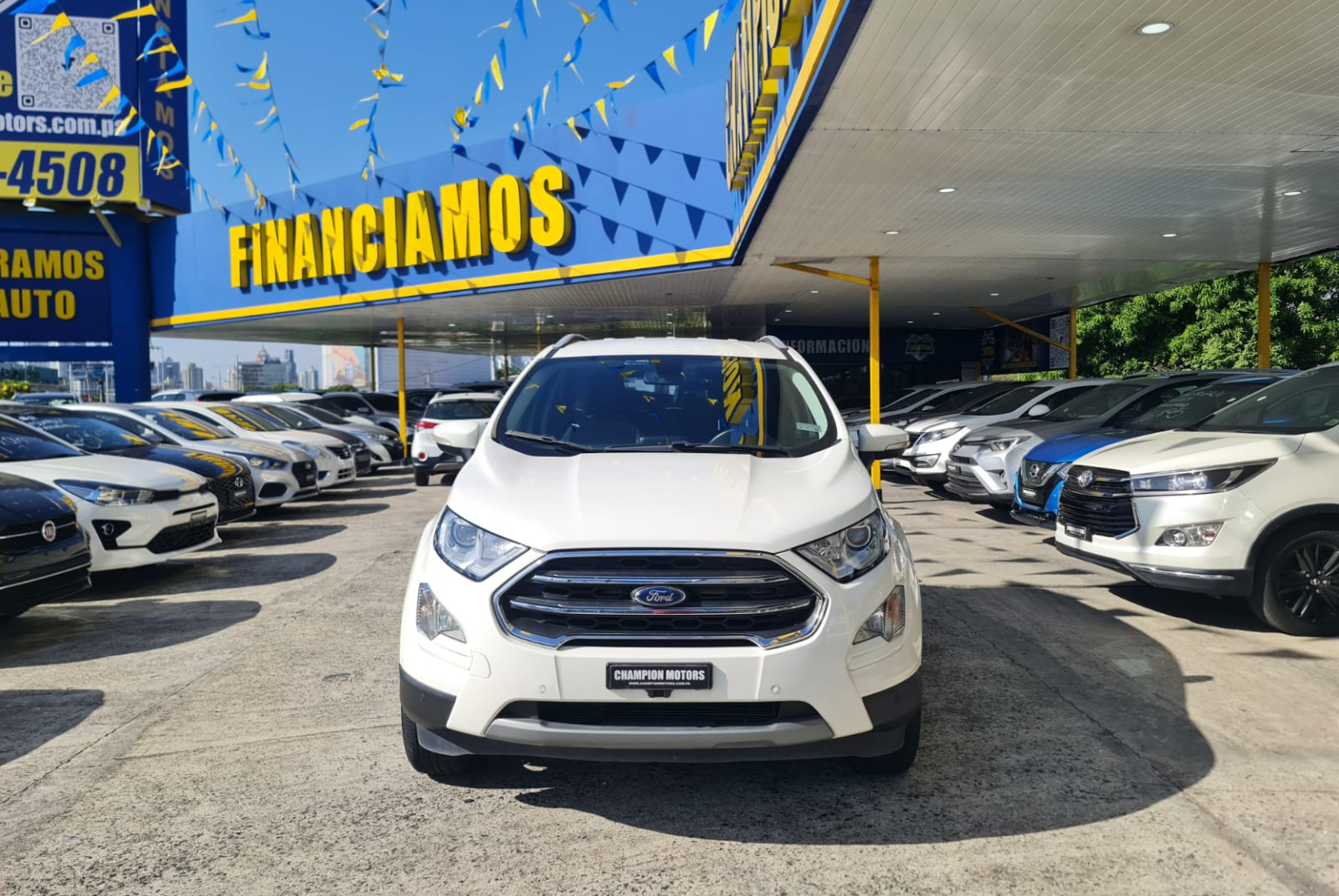 Ford Eco Sport 2018 Automático color Blanco, Imagen #2