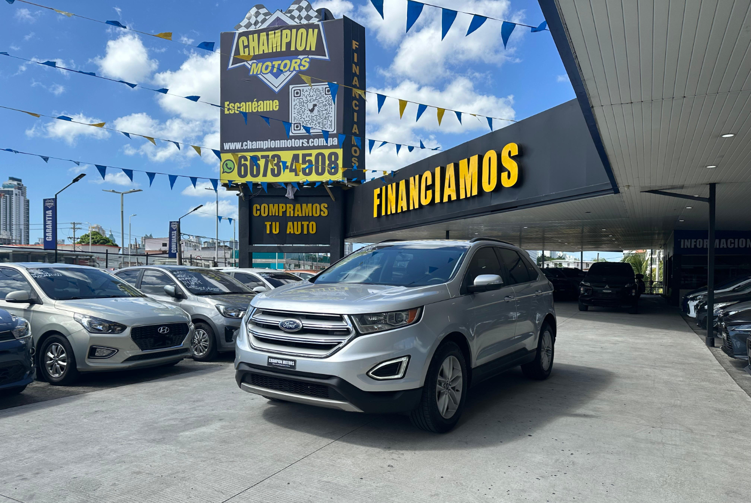 Ford Edge 2018 Automático color Plateado, Imagen #1