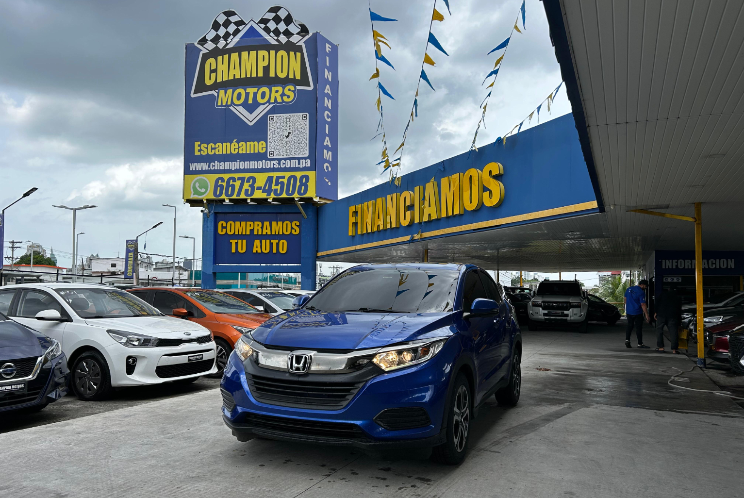 Honda HR-V 2019 Automático color Azul, Imagen #1