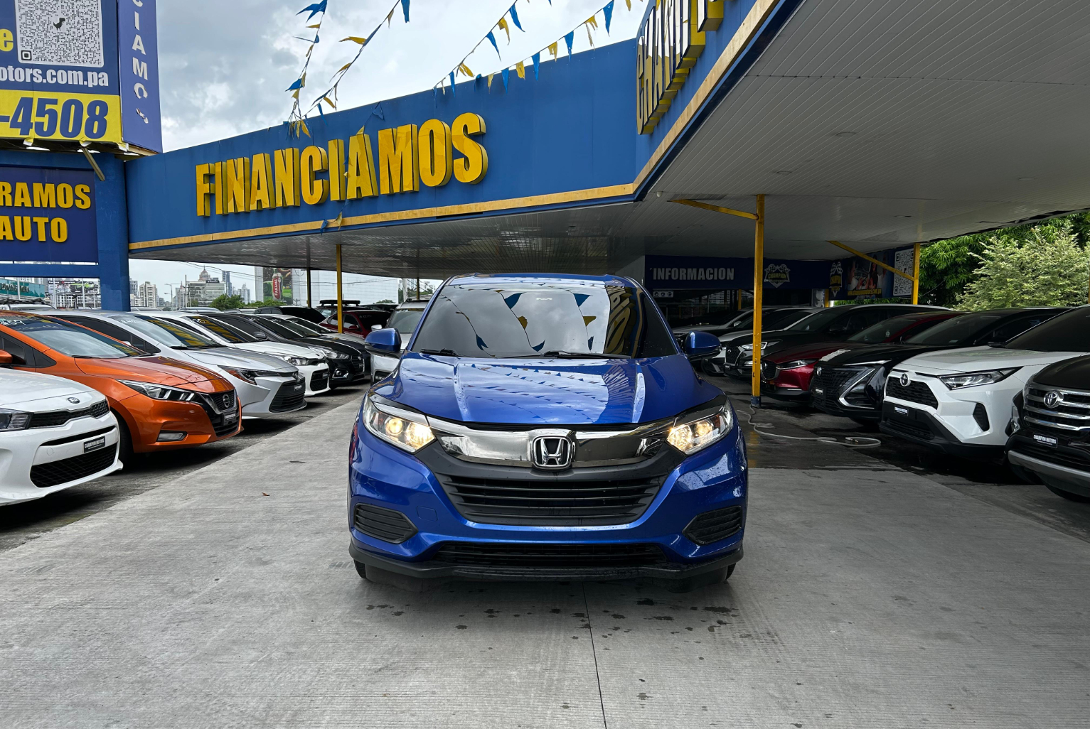Honda HR-V 2019 Automático color Azul, Imagen #2