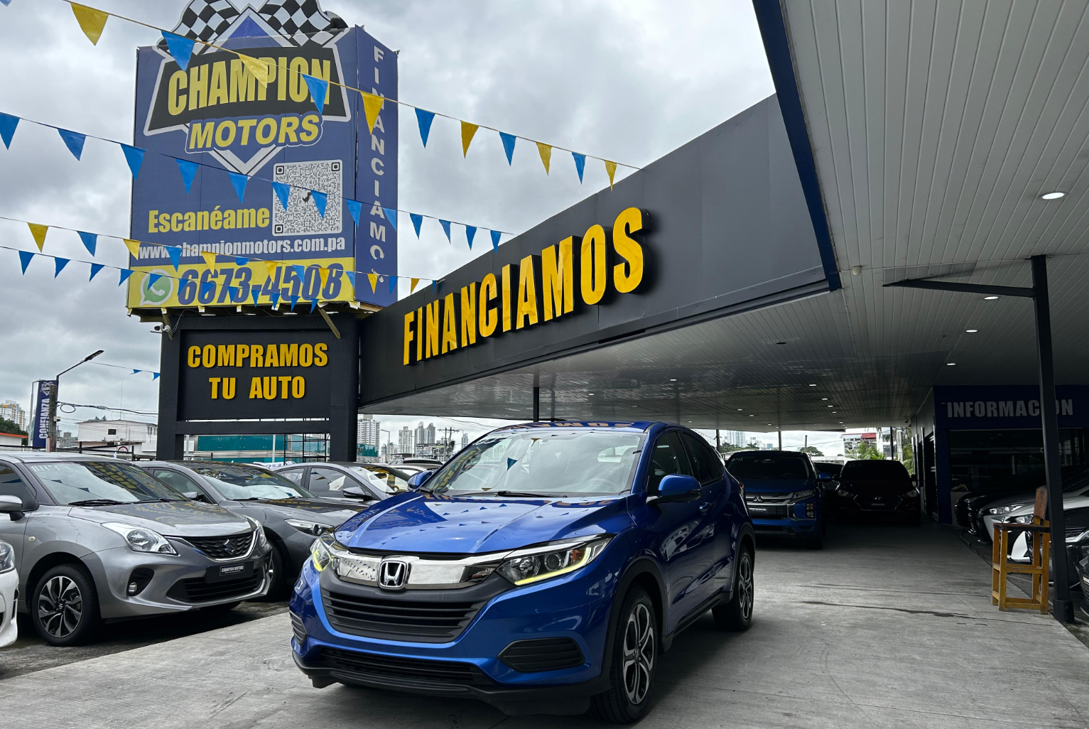 Honda HR-V 2019 Automático color Azul, Imagen #1