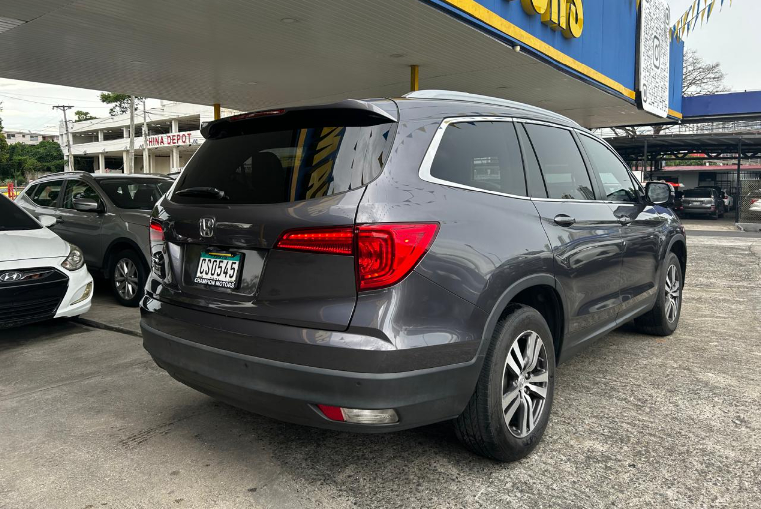 Honda Pilot 2018 Automático color Gris, Imagen #4