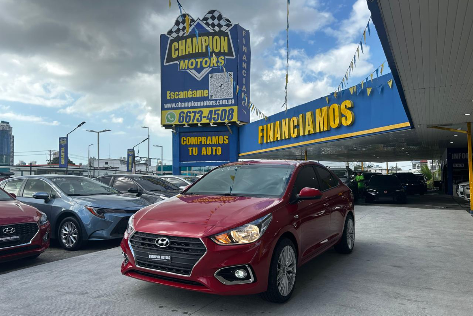 Hyundai Accent 2019 Automático color Rojo, Imagen #1