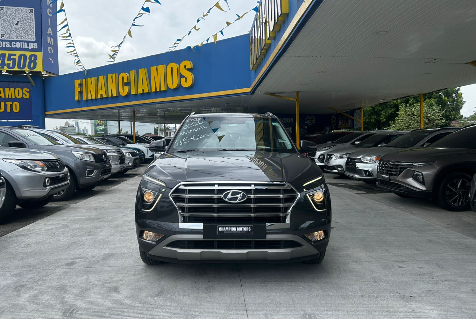 Hyundai Creta 2022 Manual color Gris, Imagen #2