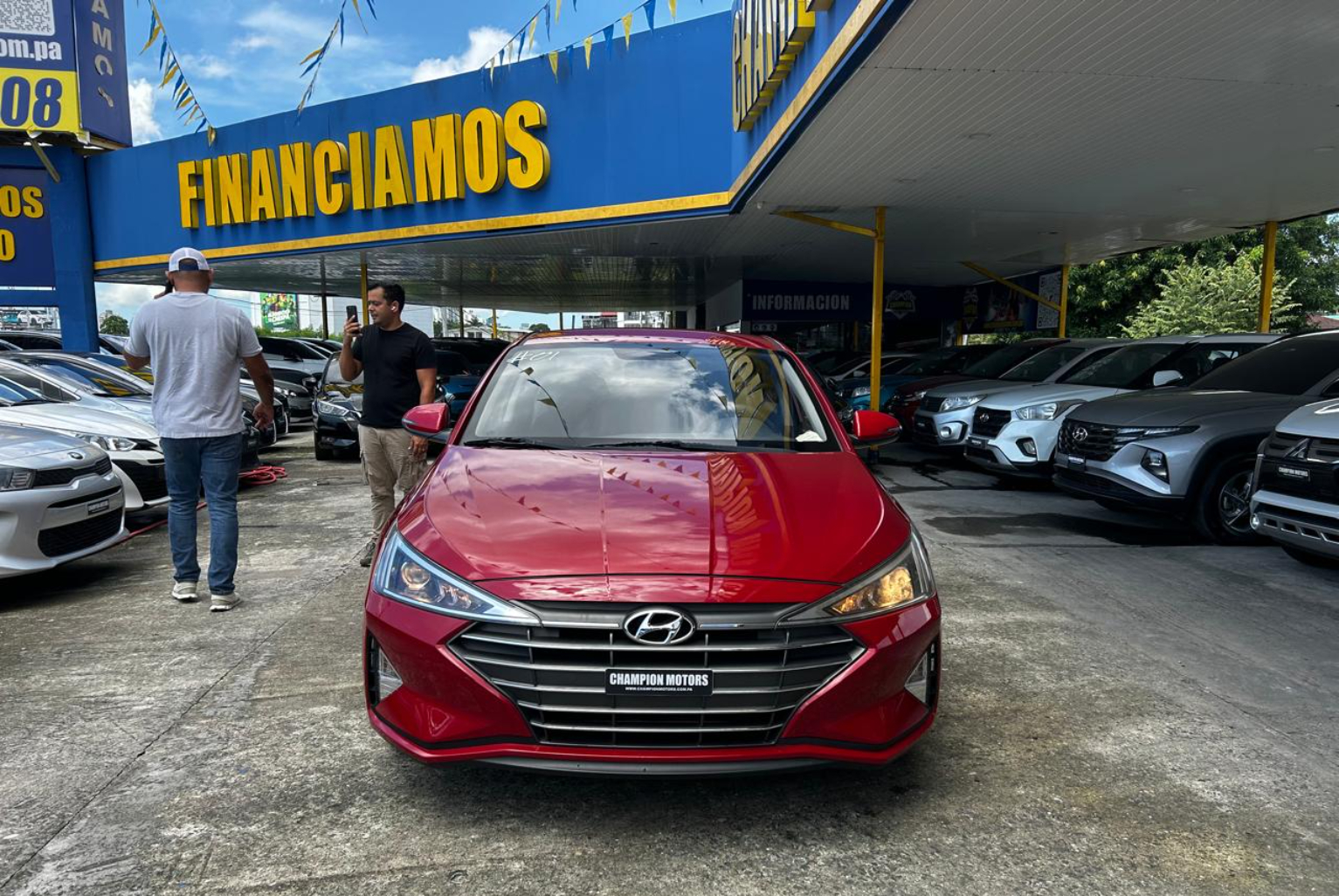 Hyundai Elantra 2020 Automático color Rojo, Imagen #2