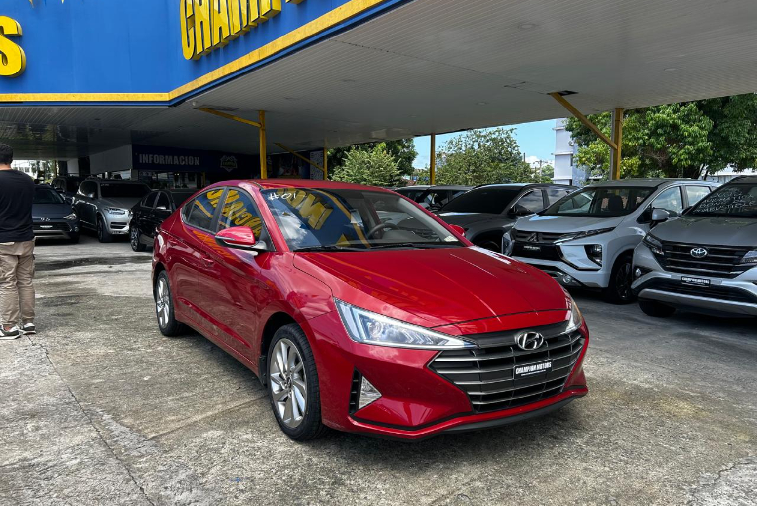 Hyundai Elantra 2020 Automático color Rojo, Imagen #3