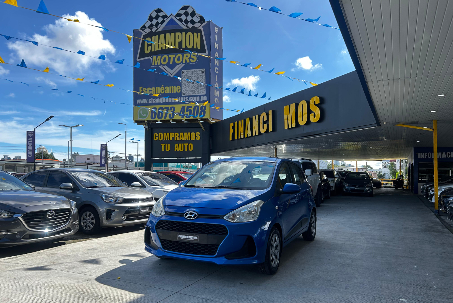 Hyundai Grand i10 2020 Automático color Azul, Imagen #1