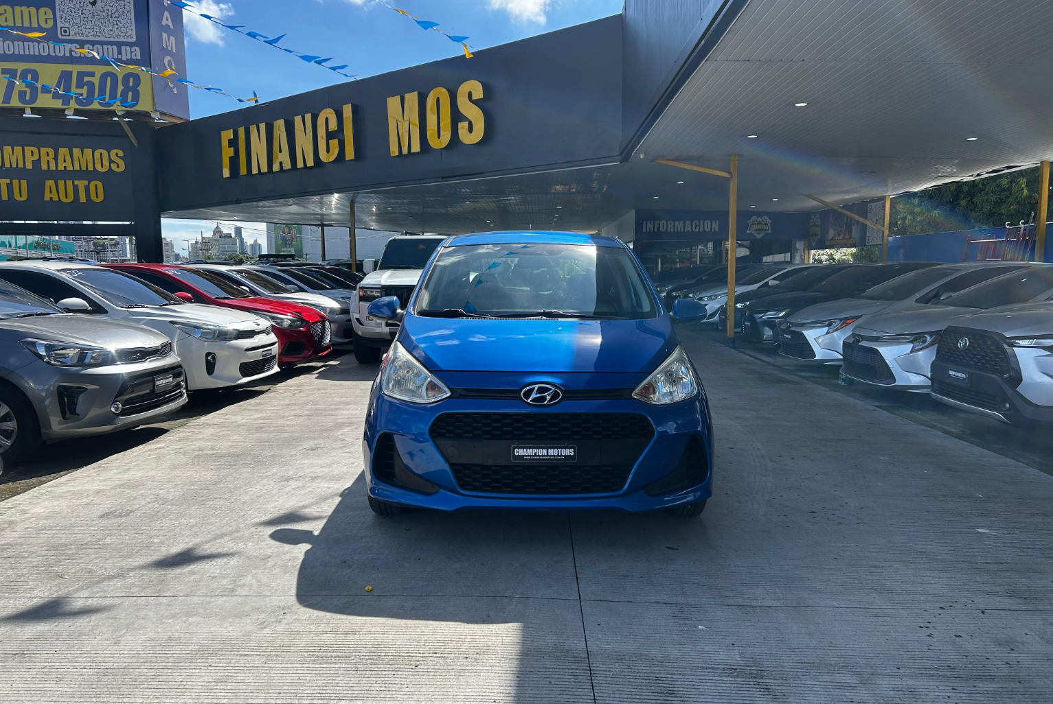 Hyundai Grand i10 2020 Automático color Azul, Imagen #2