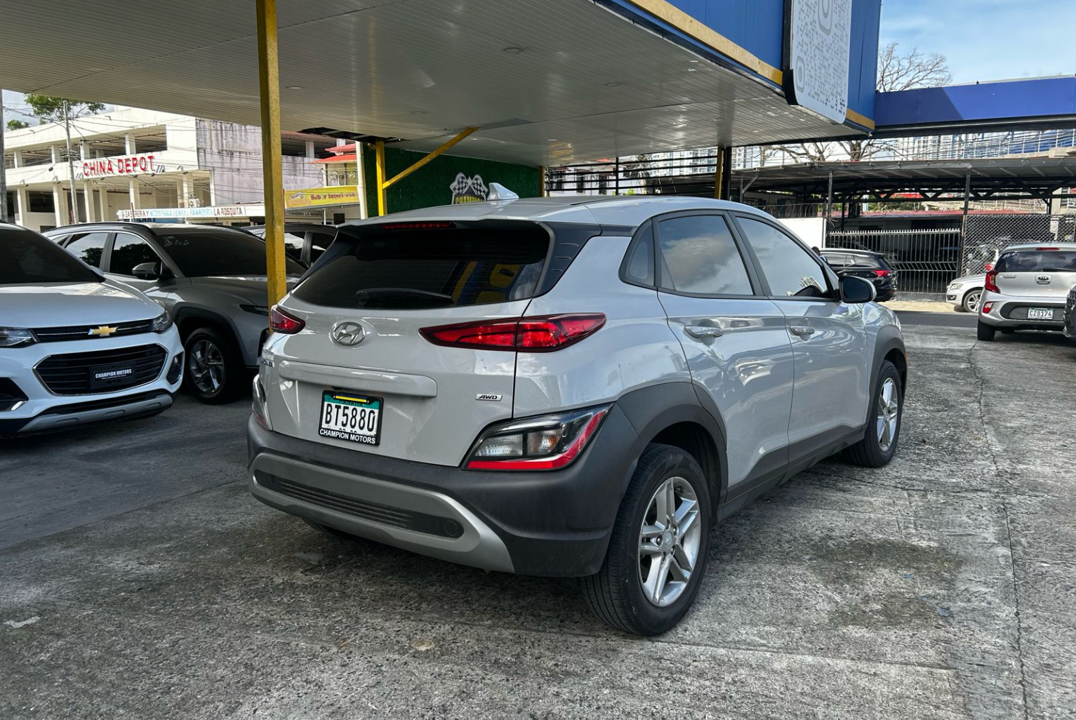 Hyundai Kona 2022 Automático color Gris, Imagen #4