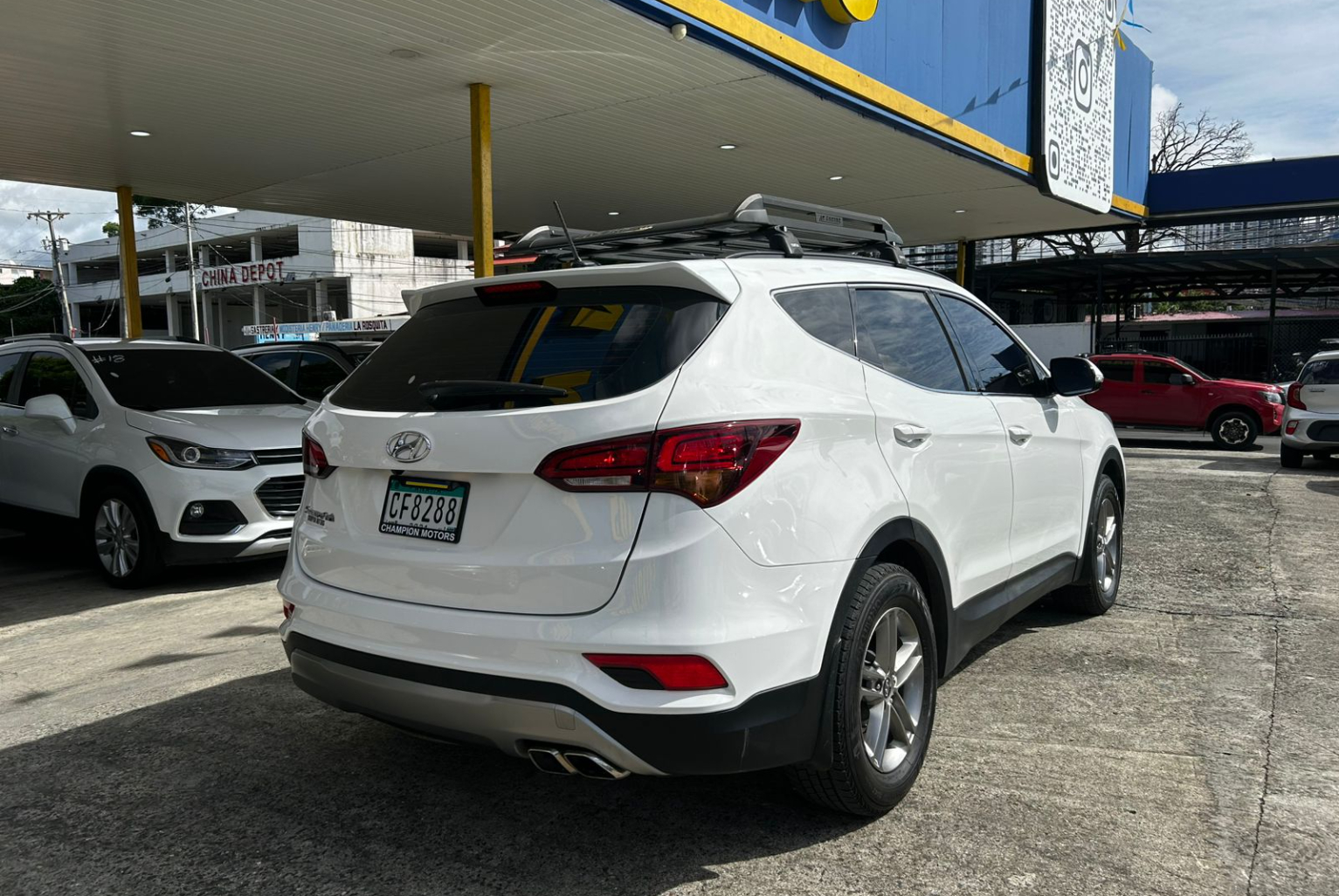 Hyundai Santa Fe 2017 Automático color Blanco, Imagen #4