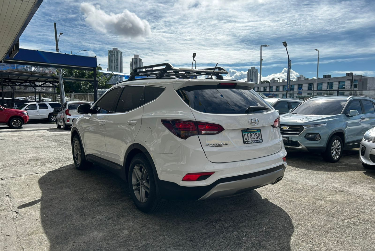 Hyundai Santa Fe 2017 Automático color Blanco, Imagen #6