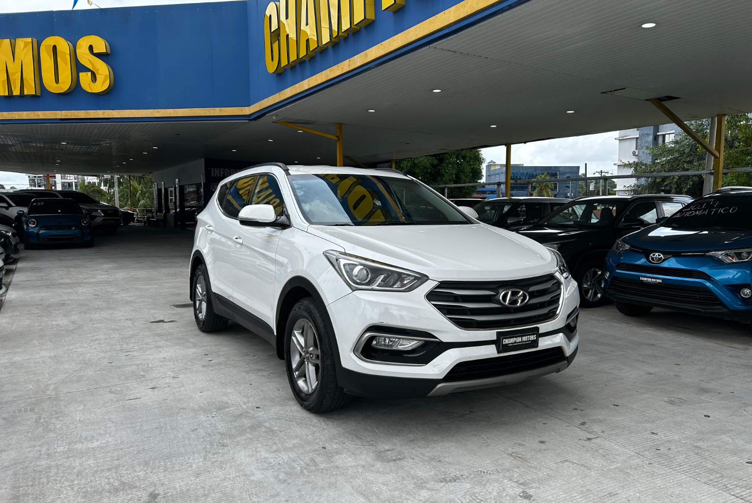 Hyundai Santa Fe 2018 Automático color Blanco, Imagen #3