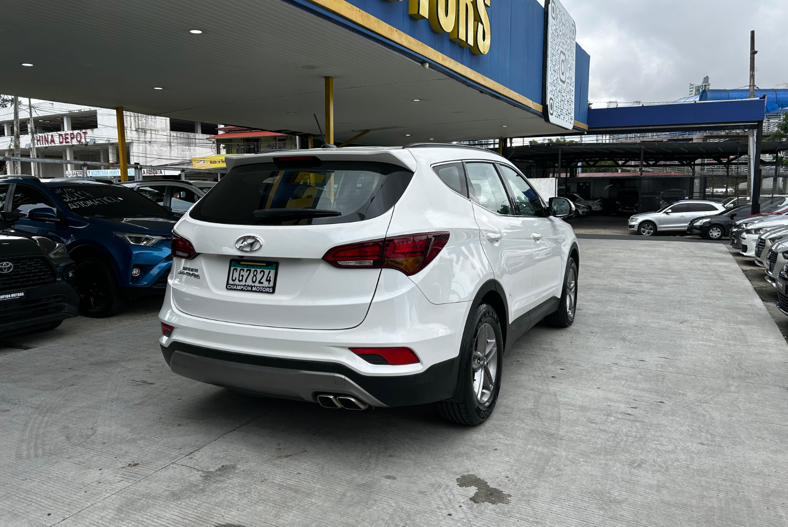 Hyundai Santa Fe 2018 Automático color Blanco, Imagen #4
