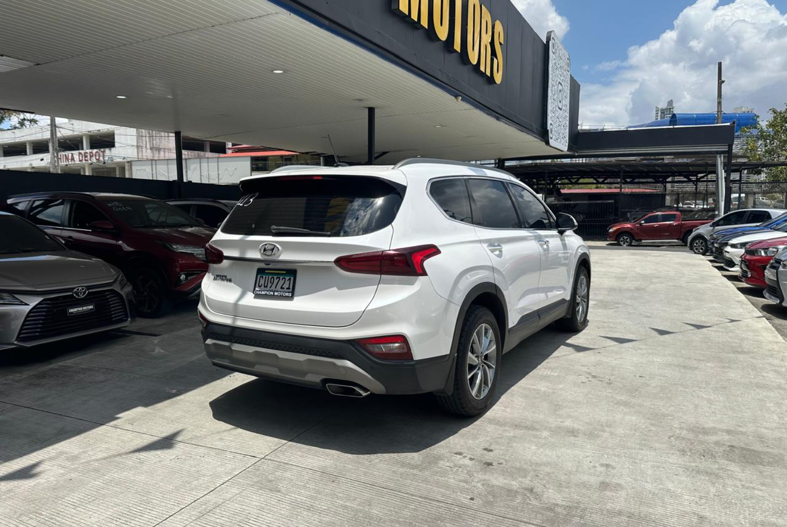 Hyundai Santa Fe 2019 Automático color Blanco, Imagen #4