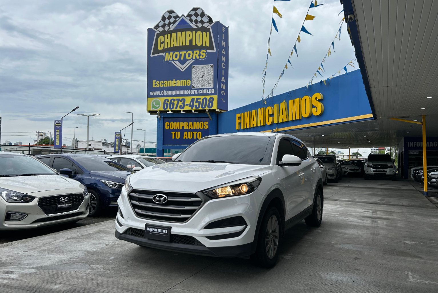 Hyundai Tucson 2016 Automático color Blanco, Imagen #1