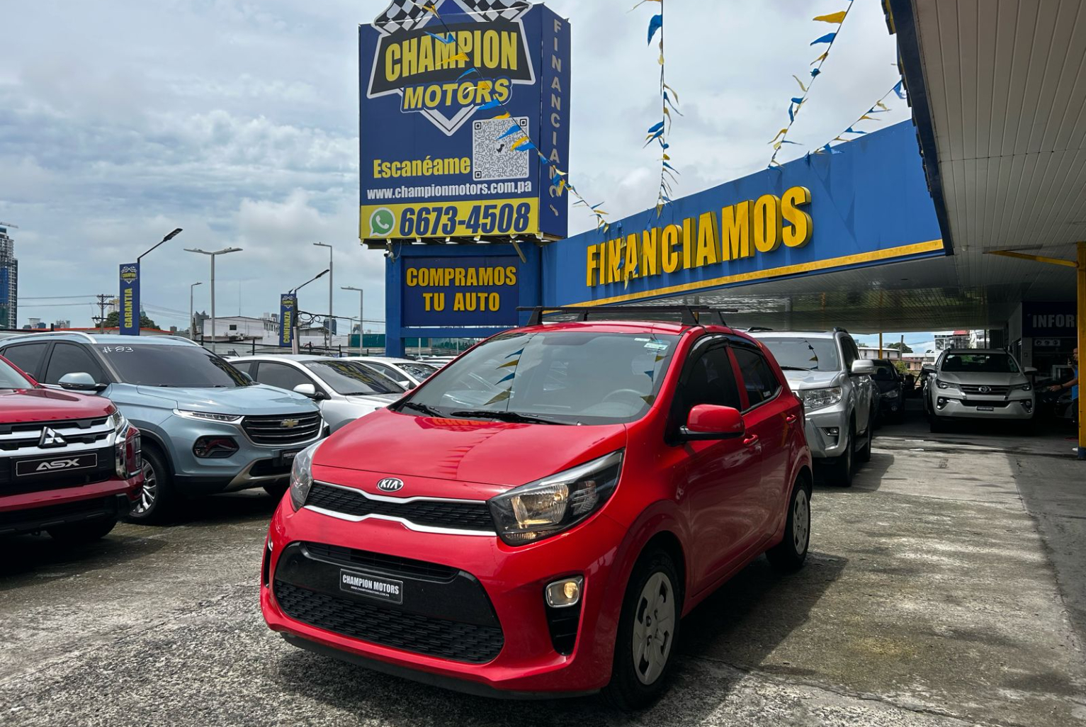 Kia Picanto 2021 Manual color Rojo, Imagen #1