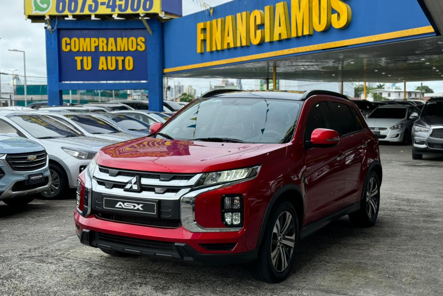 Mitsubishi Asx 2022 Automático color Rojo, Imagen #1