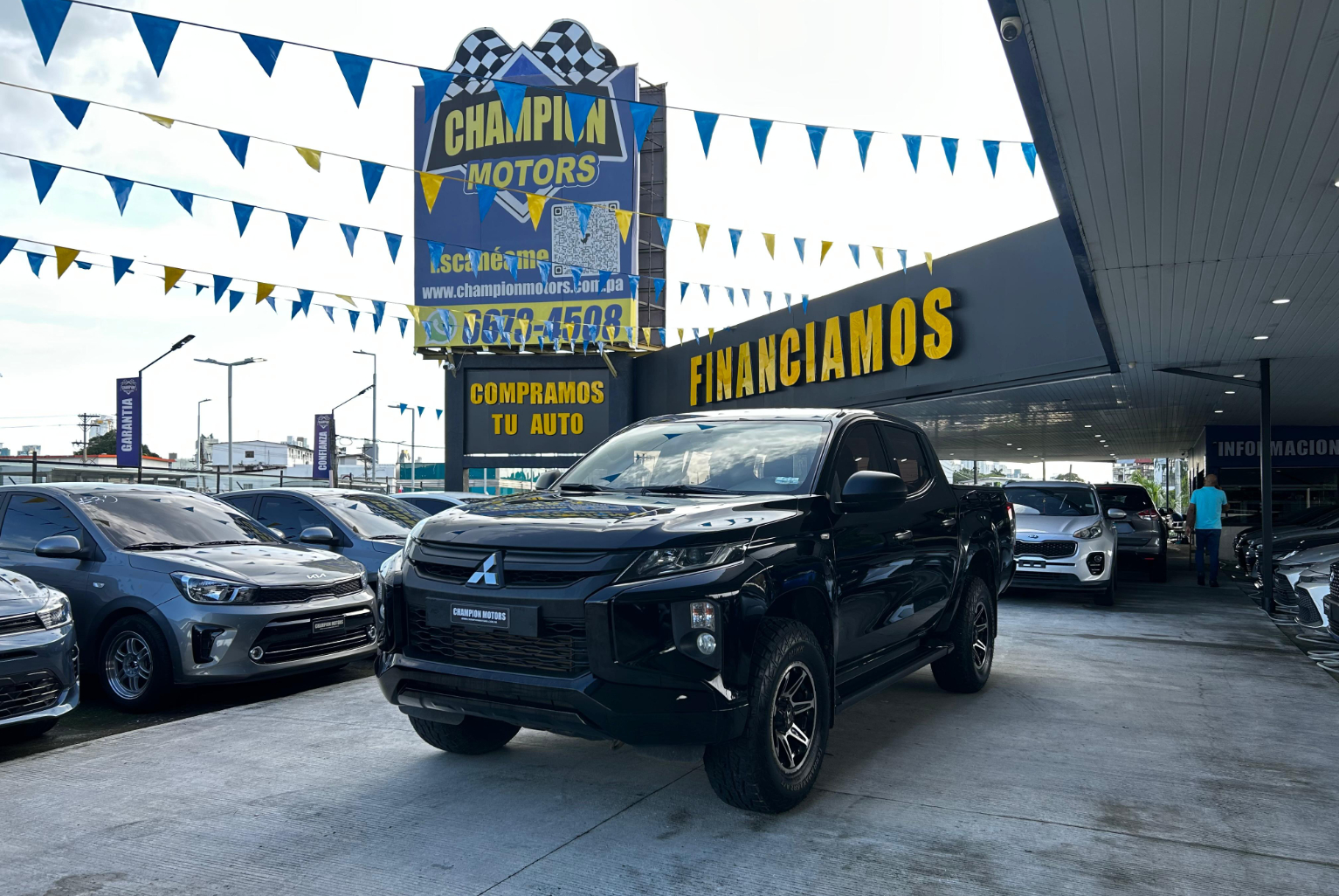 Mitsubishi L 200 2022 Manual color Negro, Imagen #1