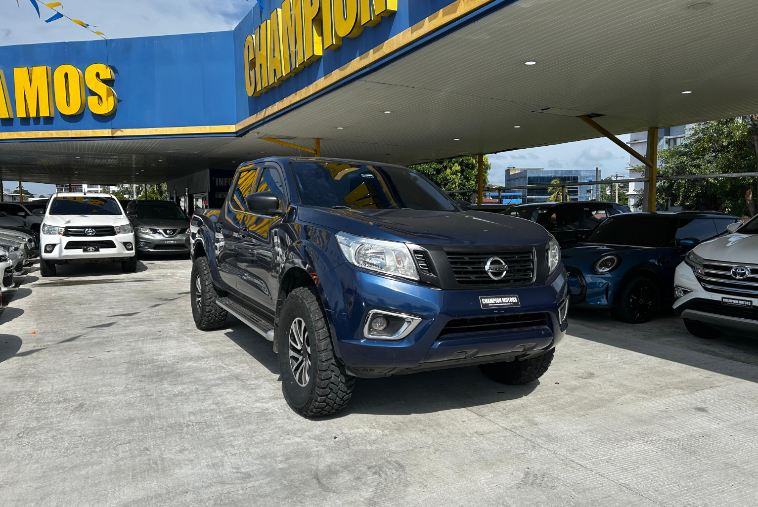 Nissan Frontier 2018 Manual color Azul, Imagen #3