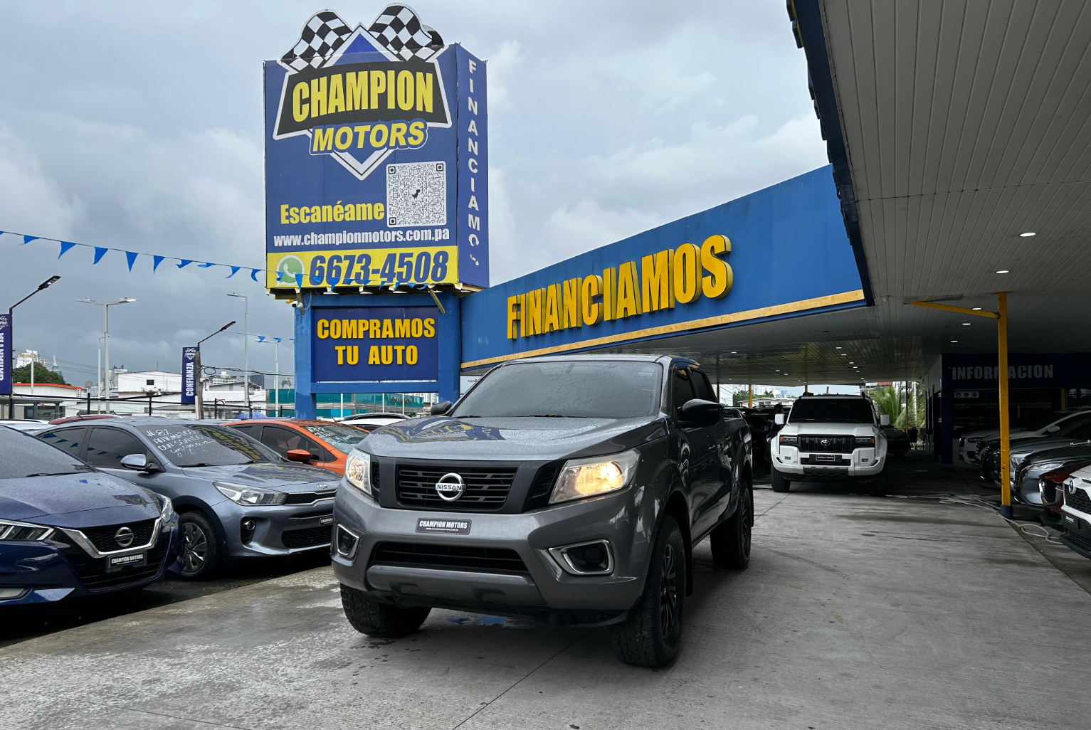 Nissan Frontier 2019 Manual color Gris, Imagen #1