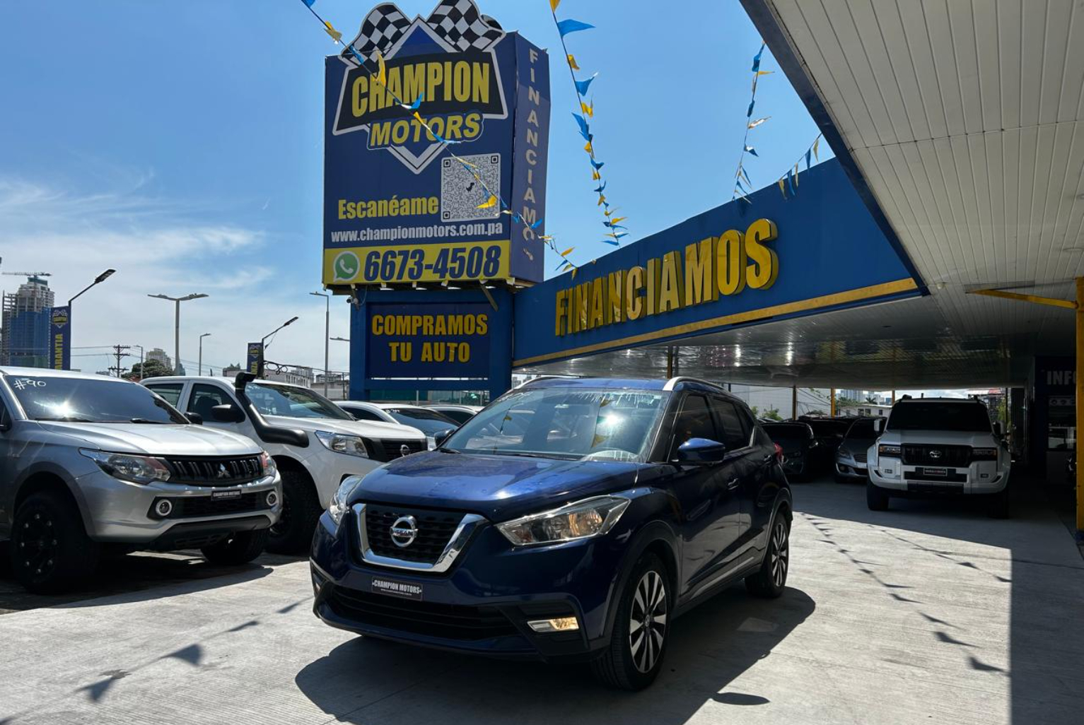 Nissan Kicks 2018 Automático color Azul, Imagen #1