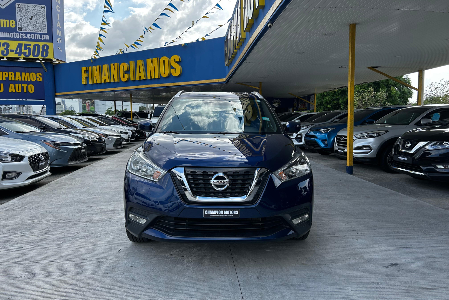 Nissan Kicks 2018 Automático color Azul, Imagen #2