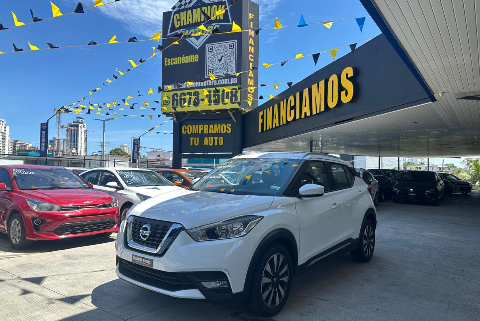 Nissan Kicks 2019 Automático color Blanco, Imagen #1
