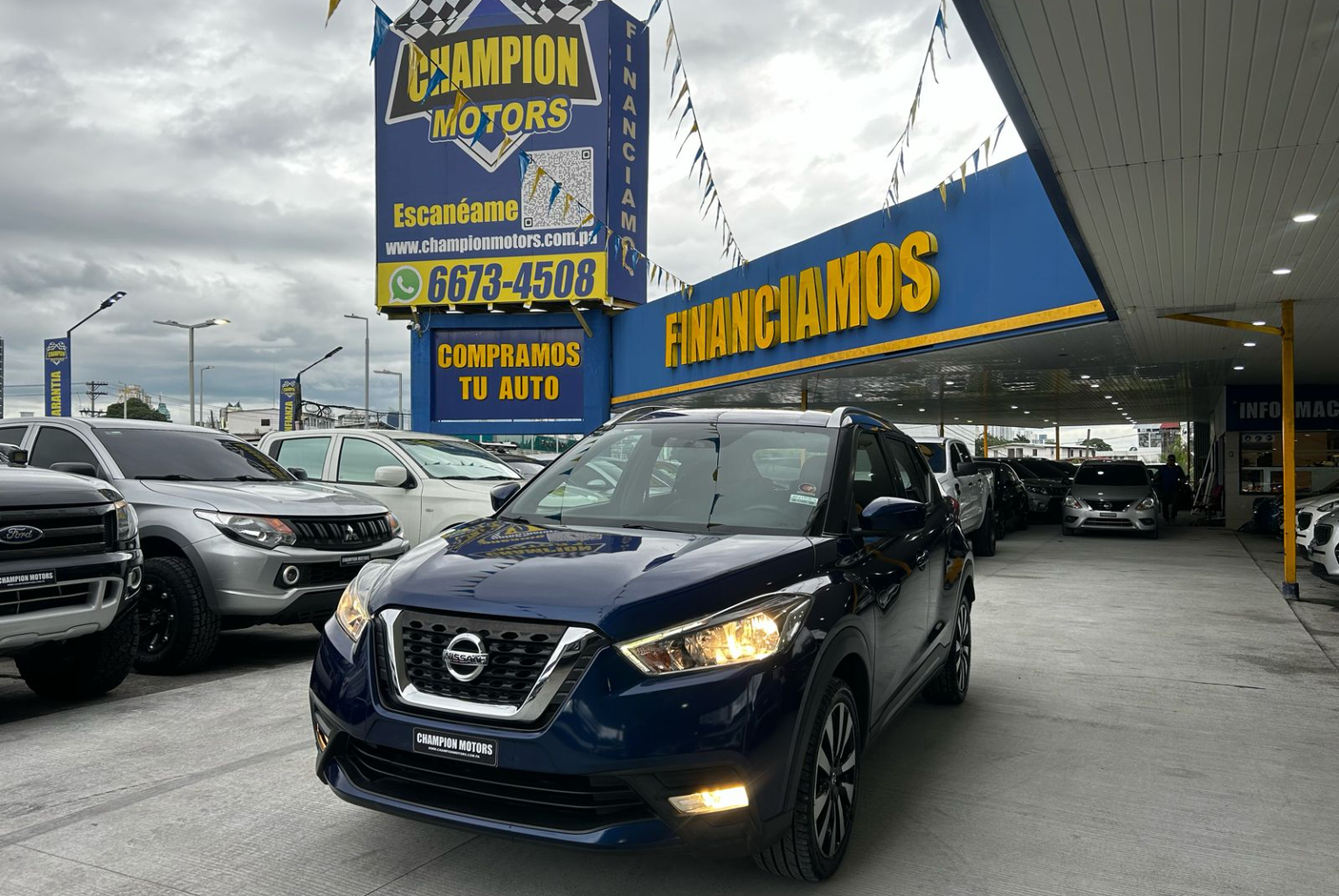 Nissan Kicks 2020 Automático color Azul, Imagen #1