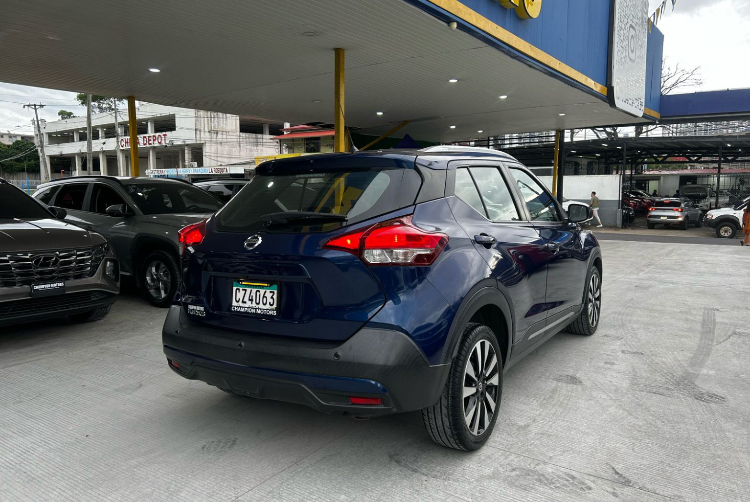 Nissan Kicks 2020 Automático color Azul, Imagen #4