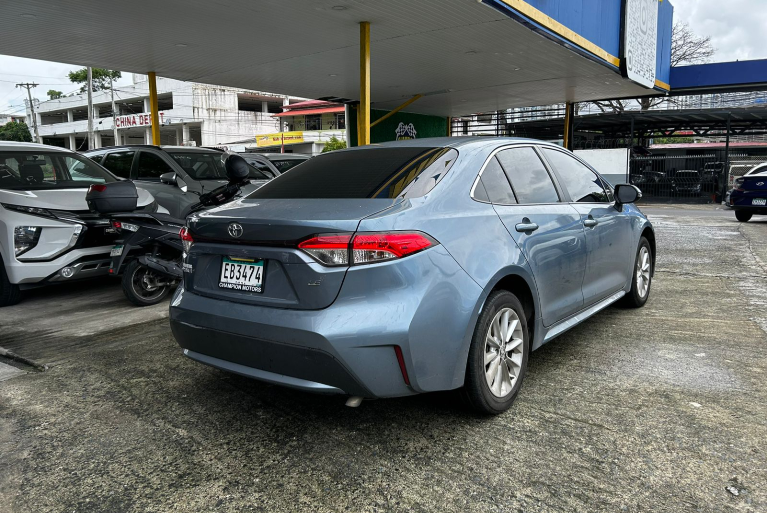 Toyota Corolla 2021 Automático color Celeste, Imagen #4