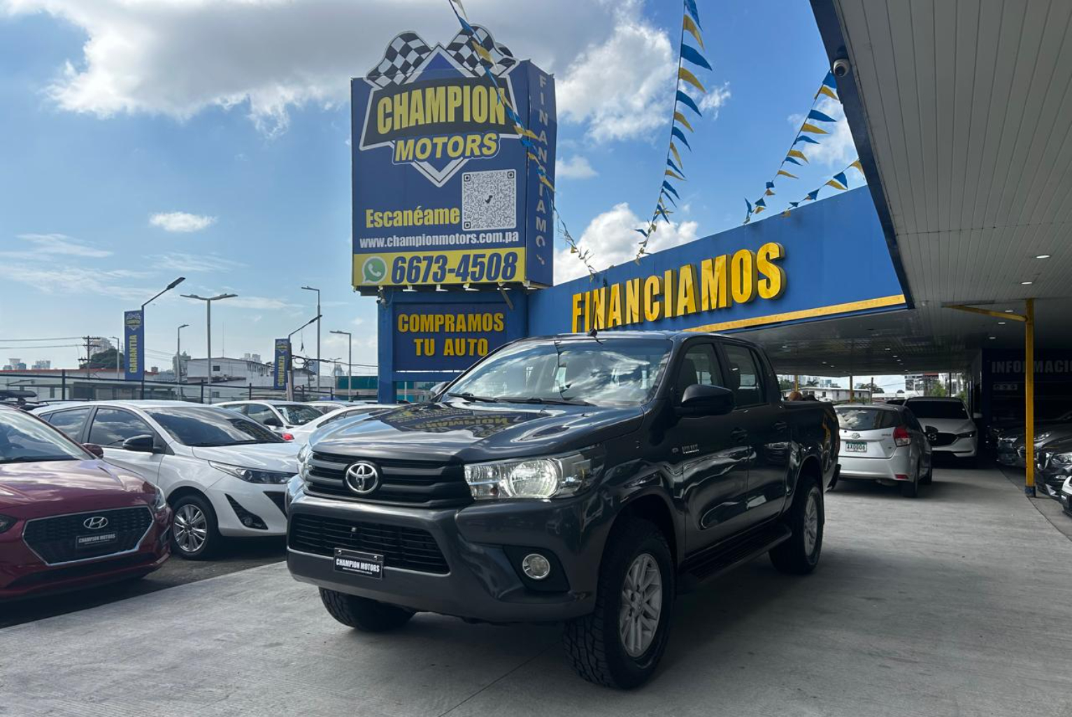 Toyota Hilux 2019 Manual color Gris, Imagen #1