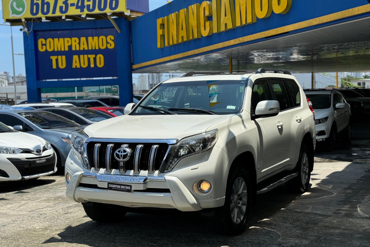 Toyota Prado 2015 Automático color Blanco, Imagen #1