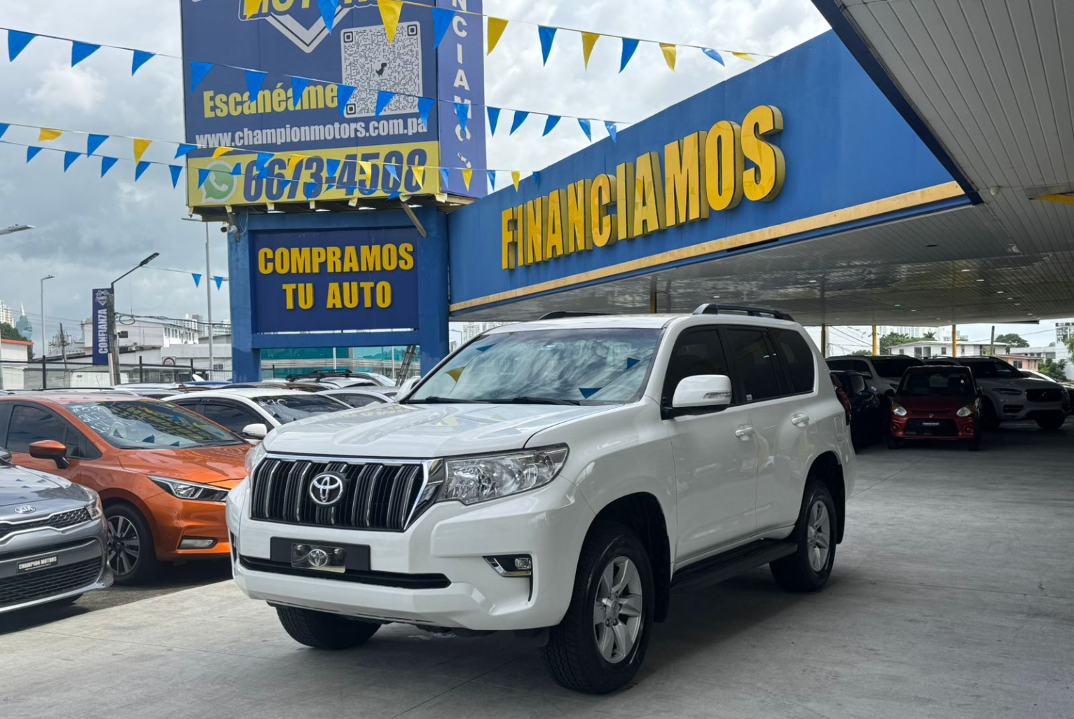 Toyota Prado 2019 Automático color Blanco, Imagen #1